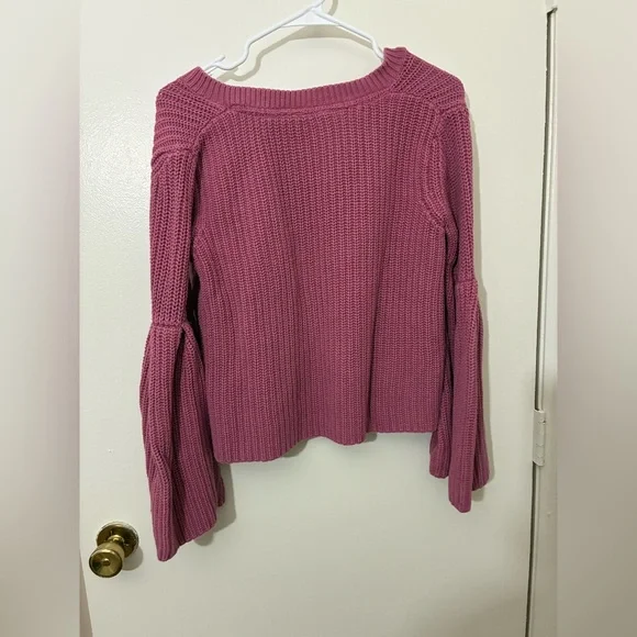 Free People Bell Sleeve Sweater Size S - Picture 7 of 7